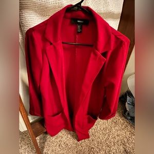 Red Blazer from Forever 21